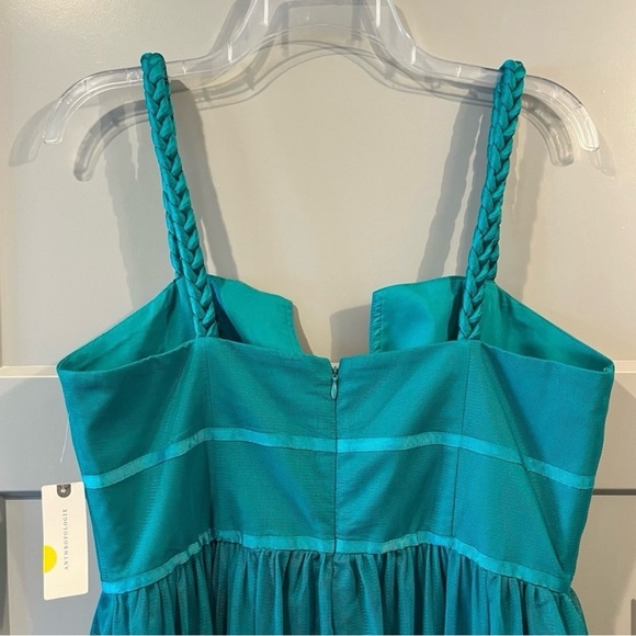 $240 NWT Anthropologie Hutch Sz 12 Square Neck Tulle Maxi Dress Sweetheart Neck - Picture 10 of 10